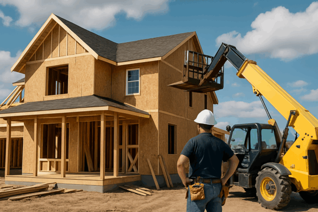 Custom home construction project in progress by HOD Handyman Services LLC in Naples, FL